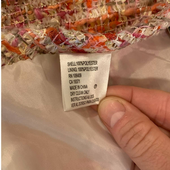 Tahari pink tweed pencil skirt - 2p NWT - Picture 11 of 13